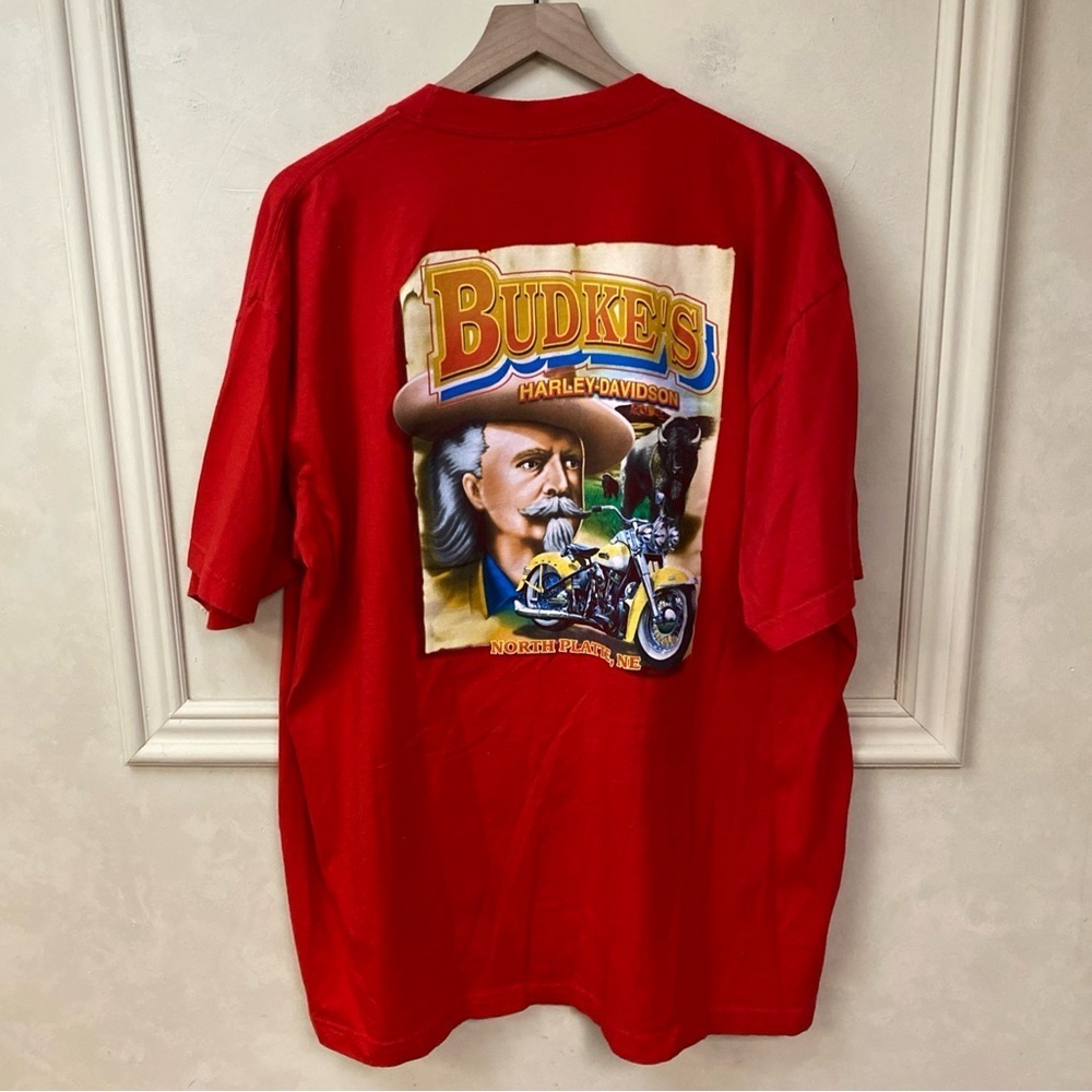 Vintage Harley-Davidson Budke’s North Platte NE Tee Mens 2X